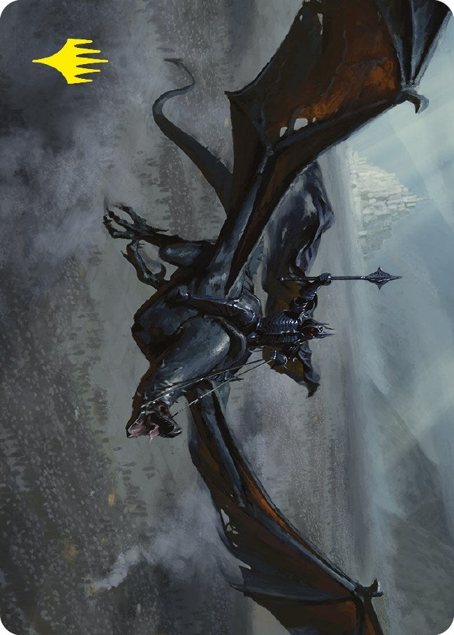 Lord of the Nazgul Art Card (Gold-Stamped Signature) (64) (Art Series: Universes Beyond: The Lord of the Rings: Tales of Middle-earth)