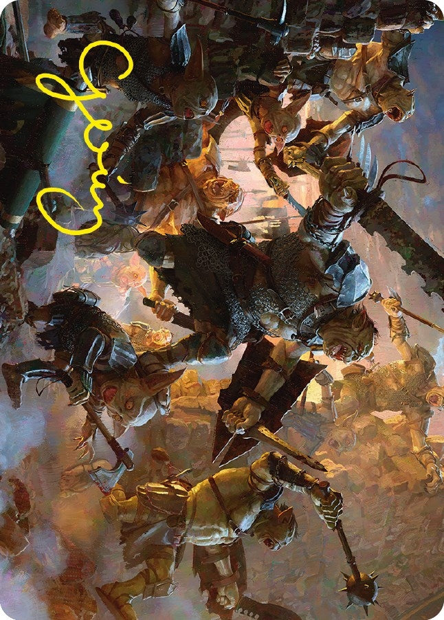 Thrill of Possibility Art Card (Gold-Stamped Signature) (71) (Art Series: Universes Beyond: The Lord of the Rings: Tales of Middle-earth)
