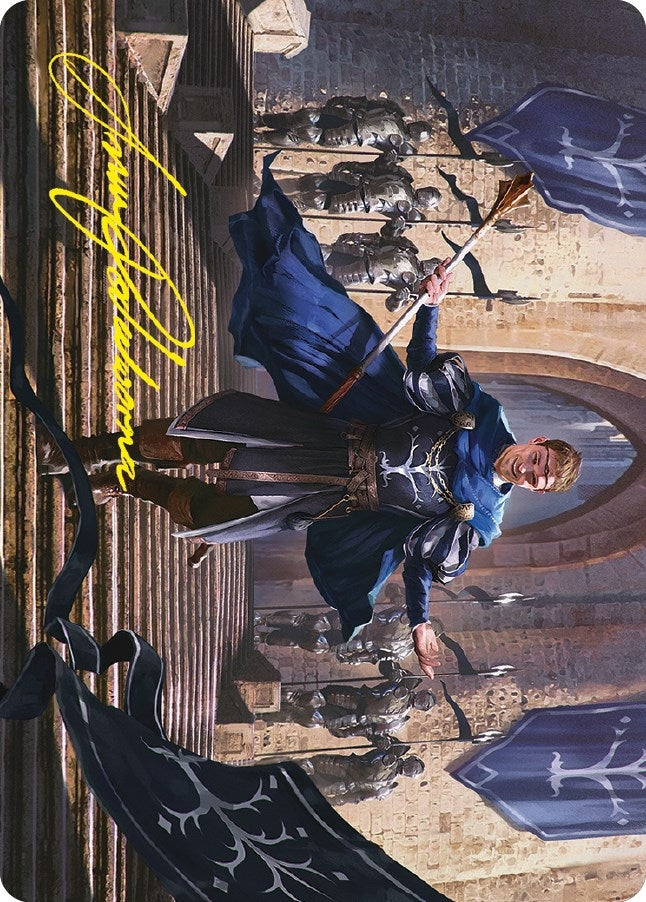 Faramir, Steward of Gondor Art Card (Gold-Stamped Signature) (62) (Art Series: Universes Beyond: The Lord of the Rings: Tales of Middle-earth)