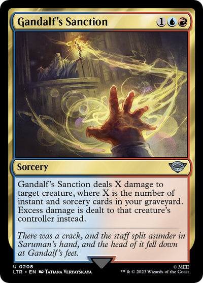 Gandalf's Sanction (208) (Universes Beyond: The Lord of the Rings: Tales of Middle-earth)