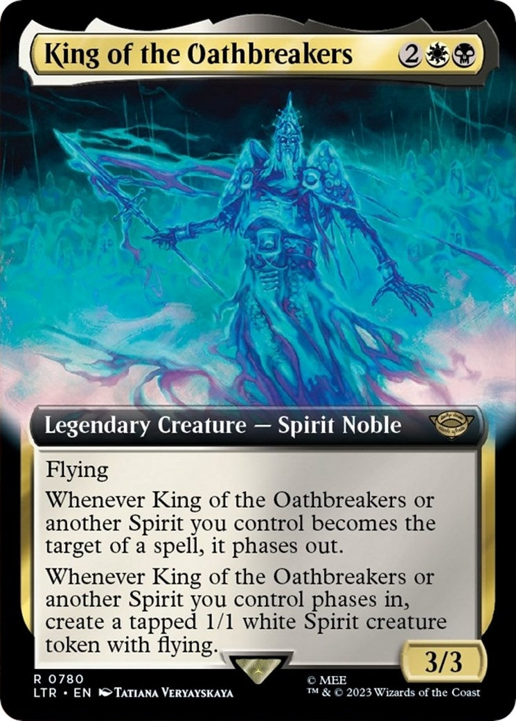 King of the Oathbreakers (Extended Art) (Surge Foil) (780) (Universes Beyond: The Lord of the Rings: Tales of Middle-earth)