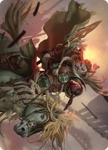 Eomer of the Riddermark Art Card (9) (Art Series: Universes Beyond: The Lord of the Rings: Tales of Middle-earth)