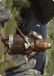 Mirrormere Guardian Art Card (12) (Art Series: Universes Beyond: The Lord of the Rings: Tales of Middle-earth)