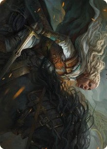 Eowyn, Fearless Knight Art Card (15) (Art Series: Universes Beyond: The Lord of the Rings: Tales of Middle-earth)