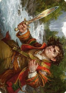 Frodo Baggins Art Card (16/81) (16) (Art Series: Universes Beyond: The Lord of the Rings: Tales of Middle-earth)