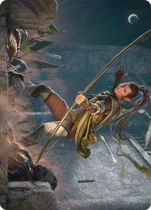 Legolas, Counter of Kills Art Card (17) (Art Series: Universes Beyond: The Lord of the Rings: Tales of Middle-earth)