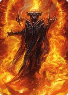 Sauron, the Dark Lord Art Card (21) (Art Series: Universes Beyond: The Lord of the Rings: Tales of Middle-earth)