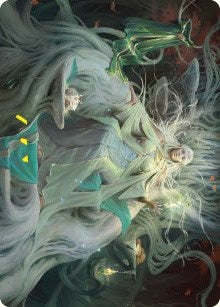 Galadriel, Gift-Giver Art Card (35) (Art Series: Universes Beyond: The Lord of the Rings: Tales of Middle-earth)