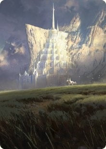 Minas Tirith Art Card (55) (Art Series: Universes Beyond: The Lord of the Rings: Tales of Middle-earth)