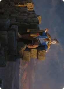 Pippin, Warden of Isengard Art Card (66) (Art Series: Universes Beyond: The Lord of the Rings: Tales of Middle-earth)