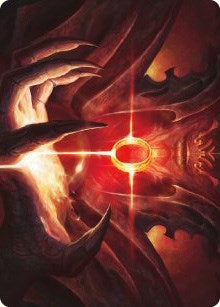 Sol Ring Art Card (76) (Art Series: Universes Beyond: The Lord of the Rings: Tales of Middle-earth)