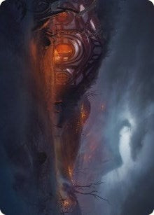 Field of Ruin Art Card (77) (Art Series: Universes Beyond: The Lord of the Rings: Tales of Middle-earth)