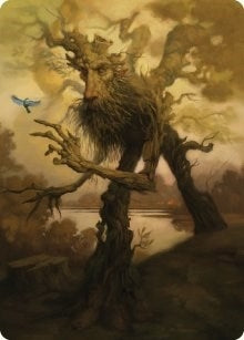 Treefolk Token Art Card (81) (Art Series: Universes Beyond: The Lord of the Rings: Tales of Middle-earth)