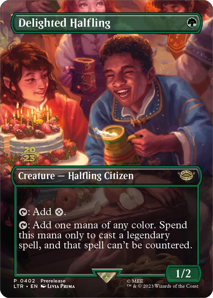 Delighted Halfling (0402) (402) (Prerelease Cards)