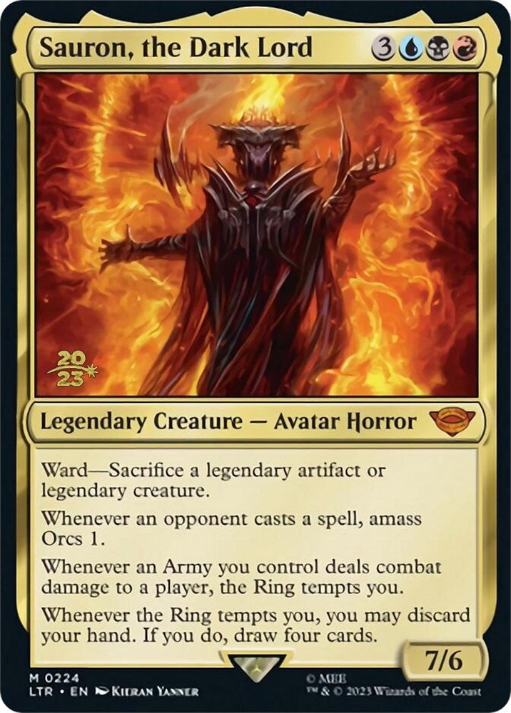 Sauron, the Dark Lord (224) (Prerelease Cards)
