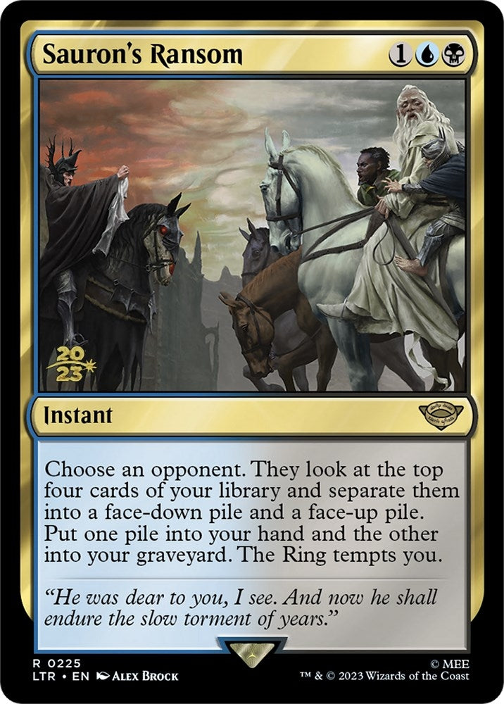 Sauron's Ransom (225) (Prerelease Cards)