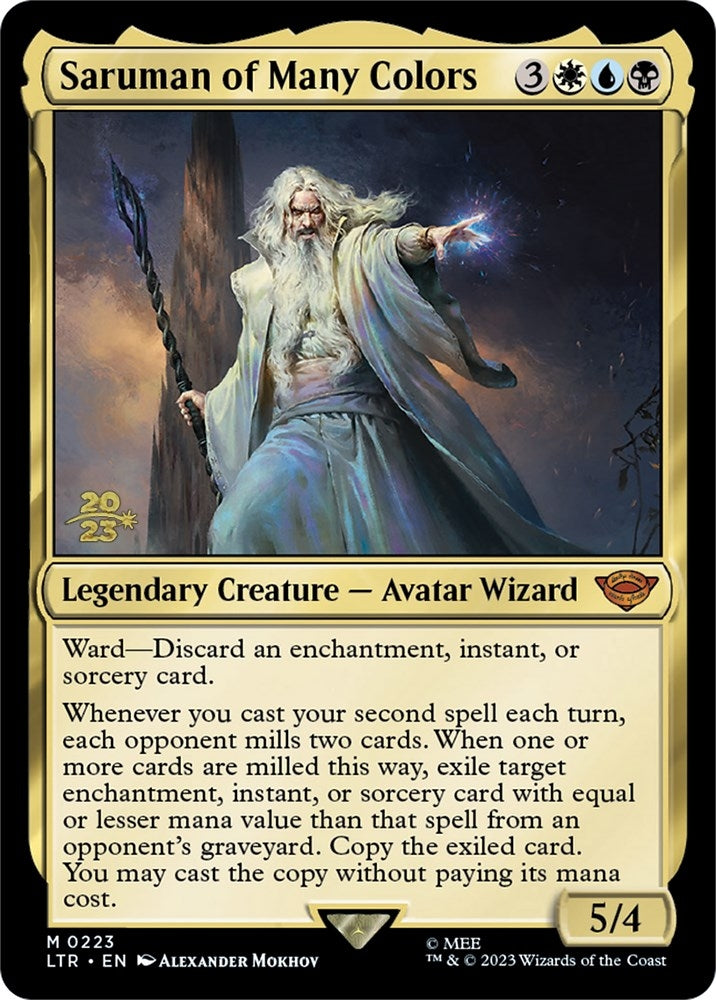 Saruman of Many Colors (223) (Prerelease Cards)