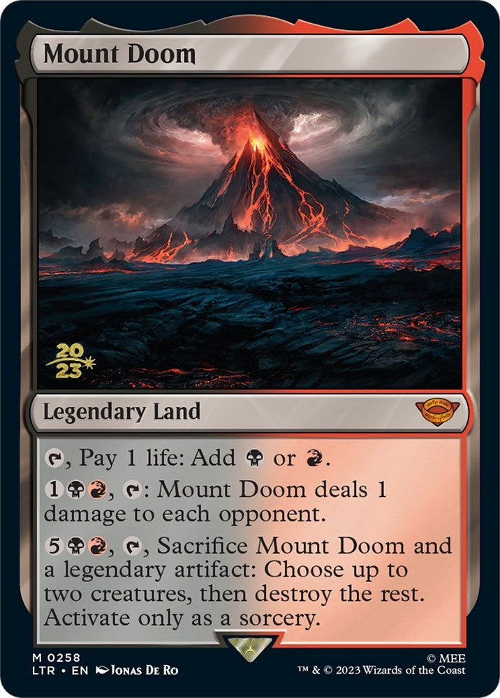 Mount Doom (258) (Prerelease Cards)