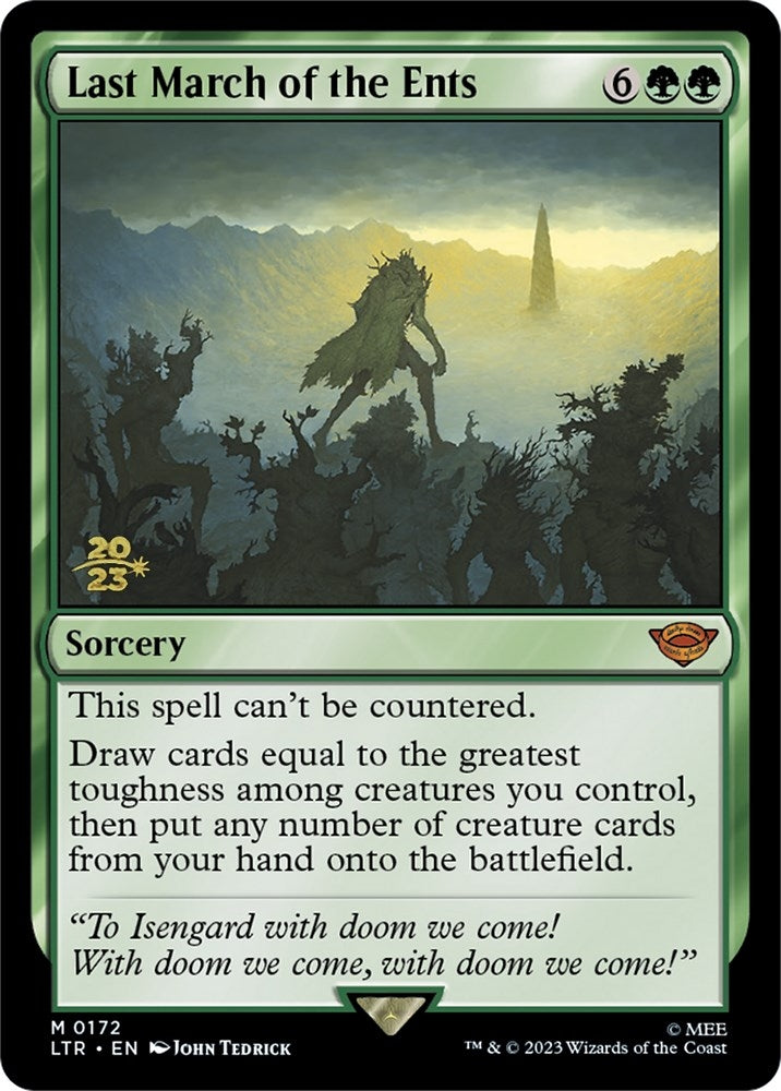 Last March of the Ents (172) (Prerelease Cards)