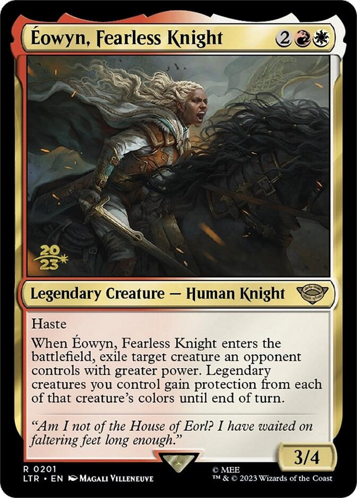 Eowyn, Fearless Knight (201) (Prerelease Cards)