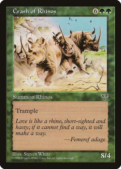 Crash of Rhinos (Mirage)