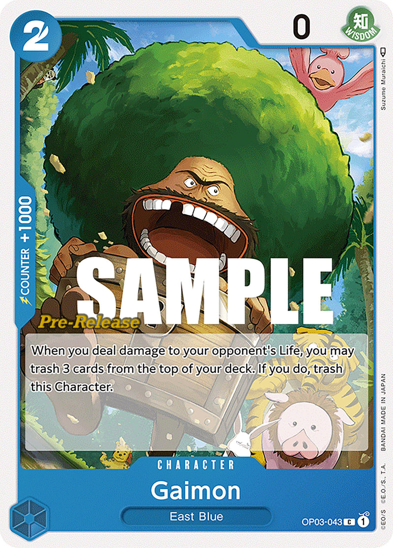 Image for Gaimon (OP03-043) (Pillars of Strength Pre-Release Cards) - One Piece Card Game