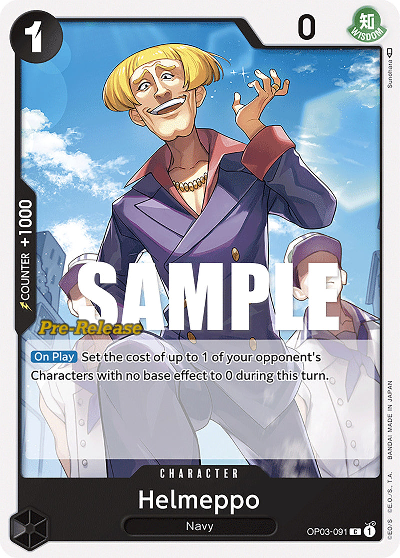 Image for Helmeppo (OP03-091) (Pillars of Strength Pre-Release Cards) - One Piece Card Game