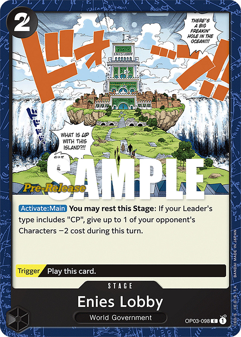 Image for Enies Lobby (OP03-098) (Pillars of Strength Pre-Release Cards) - One Piece Card Game