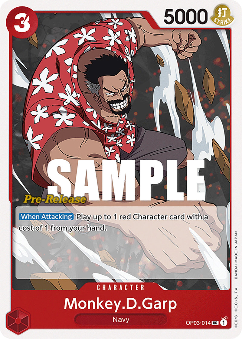 Image for Monkey.D.Garp (OP03-014) (Pillars of Strength Pre-Release Cards) - One Piece Card Game