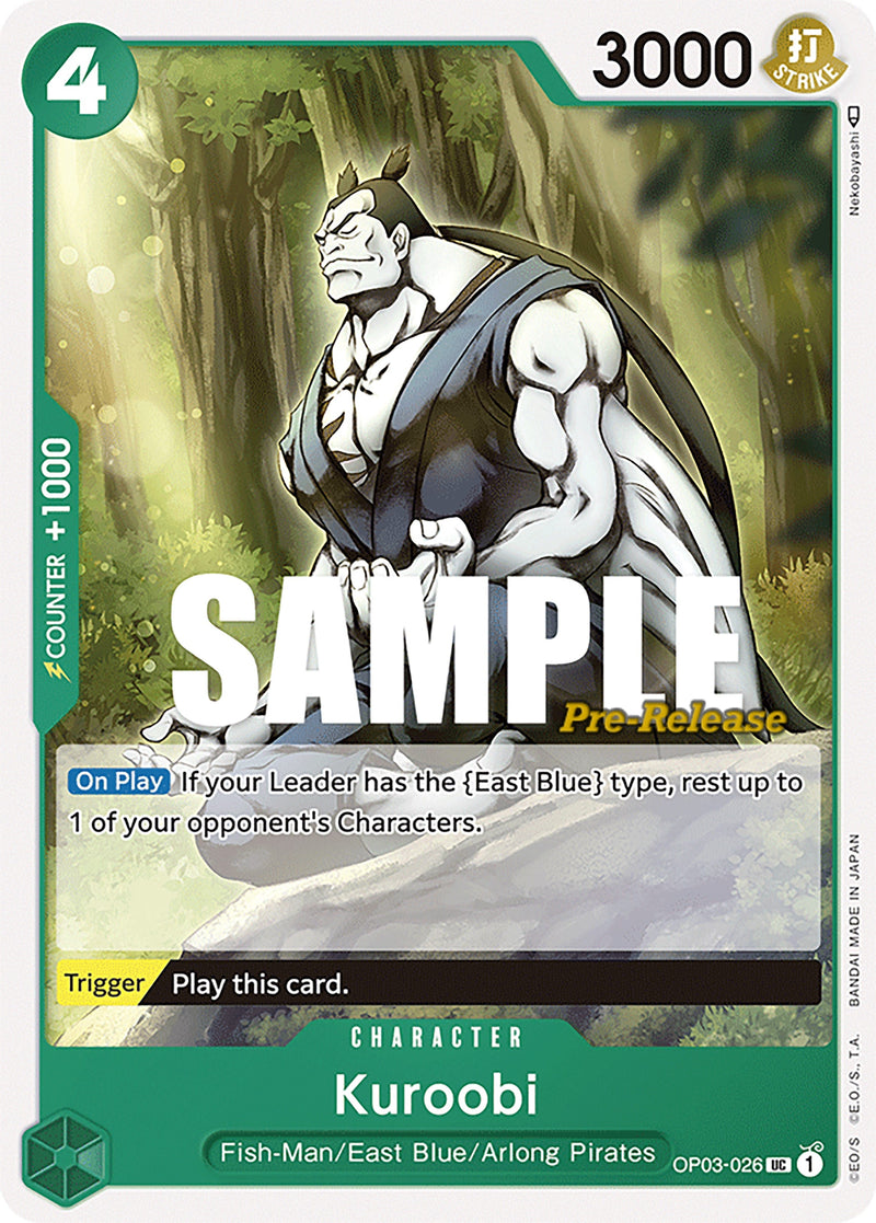 Image for Kuroobi (OP03-026) (Pillars of Strength Pre-Release Cards) - One Piece Card Game
