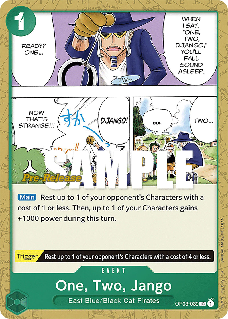Image for One, Two, Jango (OP03-039) (Pillars of Strength Pre-Release Cards) - One Piece Card Game