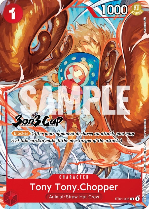 Image for Tony Tony.Chopper (3-on-3 Cup) [Participant] (ST01-006) (One Piece Promotion Cards) - One Piece Card Game