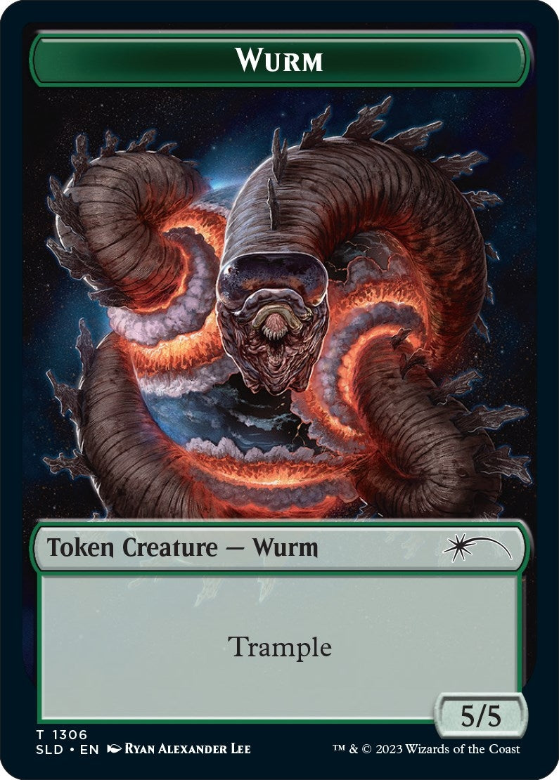 Image for Wurm Token (1306) - Magic: The Gathering