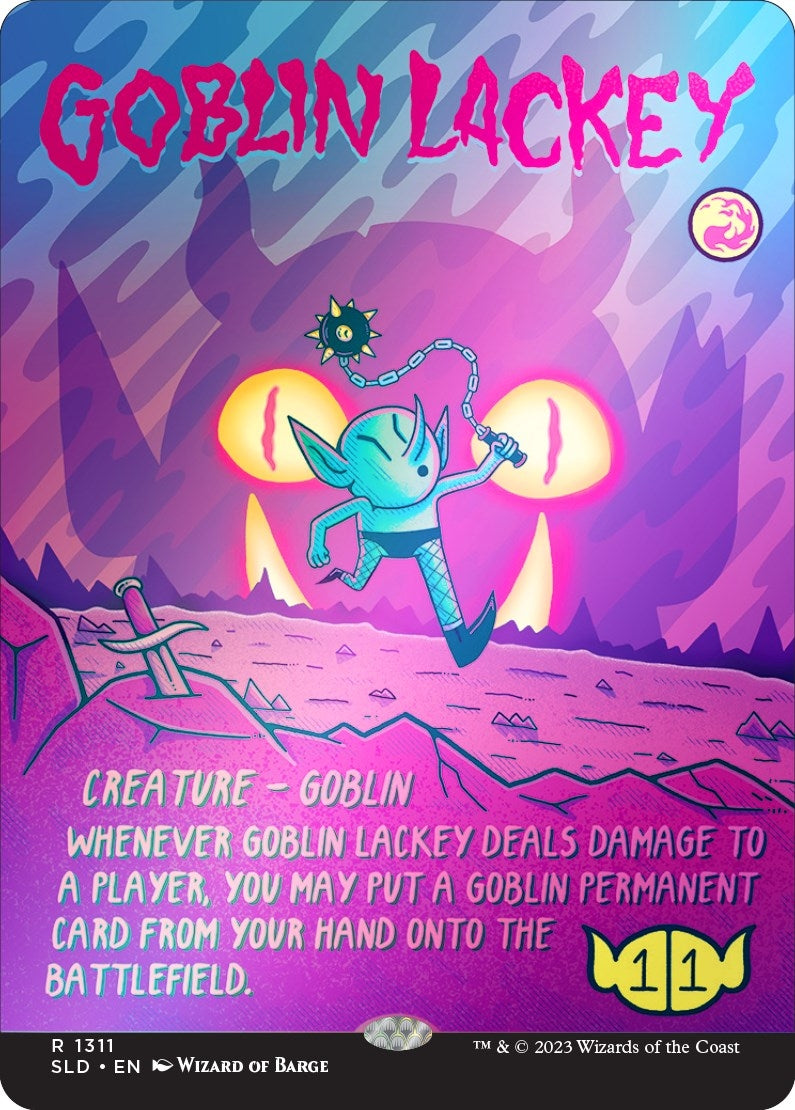 Goblin Lackey (1311) (Rainbow Foil) (1311) (Secret Lair Drop Series)