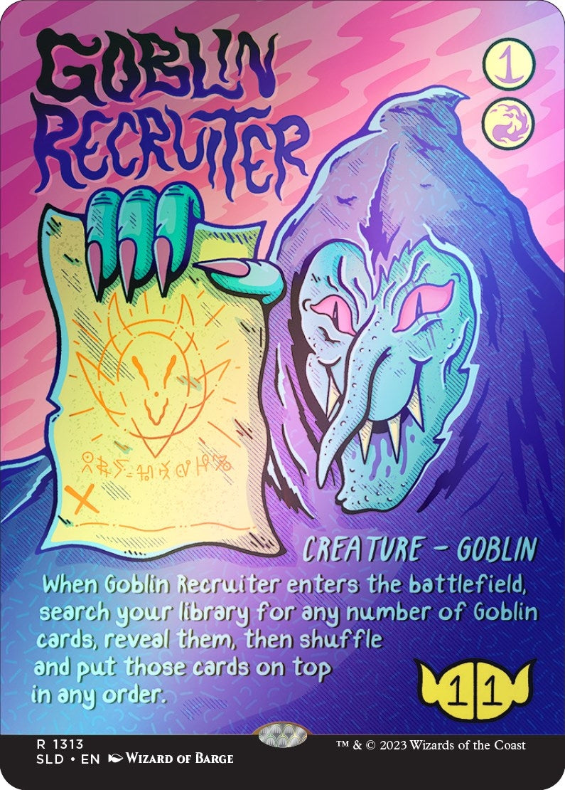 Goblin Recruiter (Rainbow Foil) (1313) (Secret Lair Drop Series)