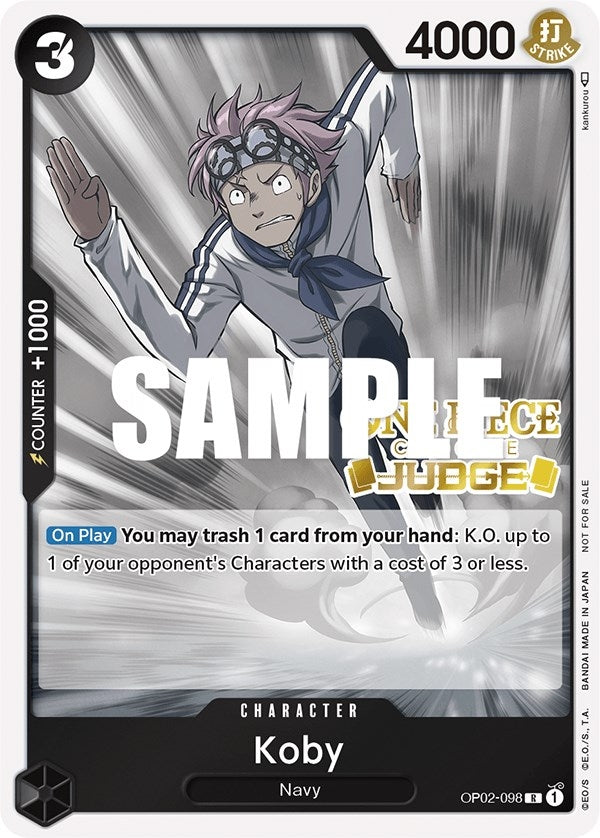 Image for Koby (Judge) (OP02-098) (One Piece Promotion Cards) - One Piece Card Game