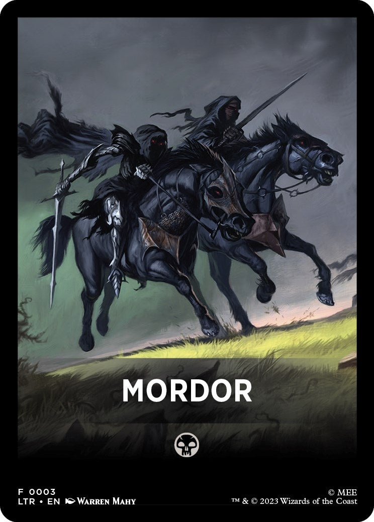 Mordor Theme Card (3) (Universes Beyond: The Lord of the Rings: Tales of Middle-earth)