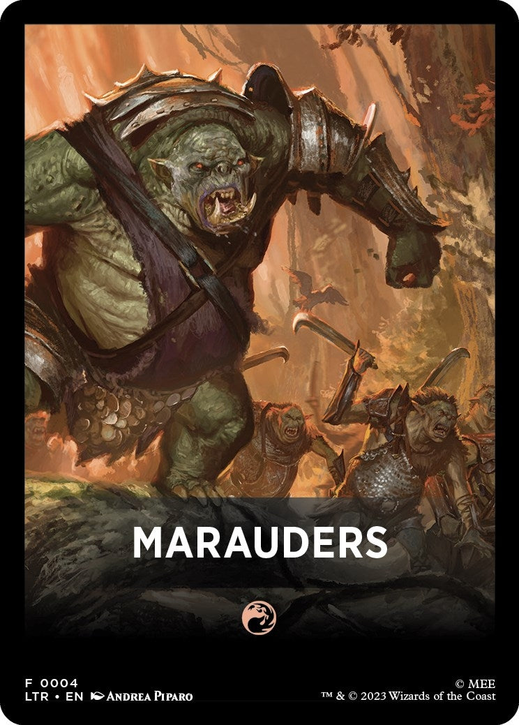 Marauders Theme Card (4) (Universes Beyond: The Lord of the Rings: Tales of Middle-earth)