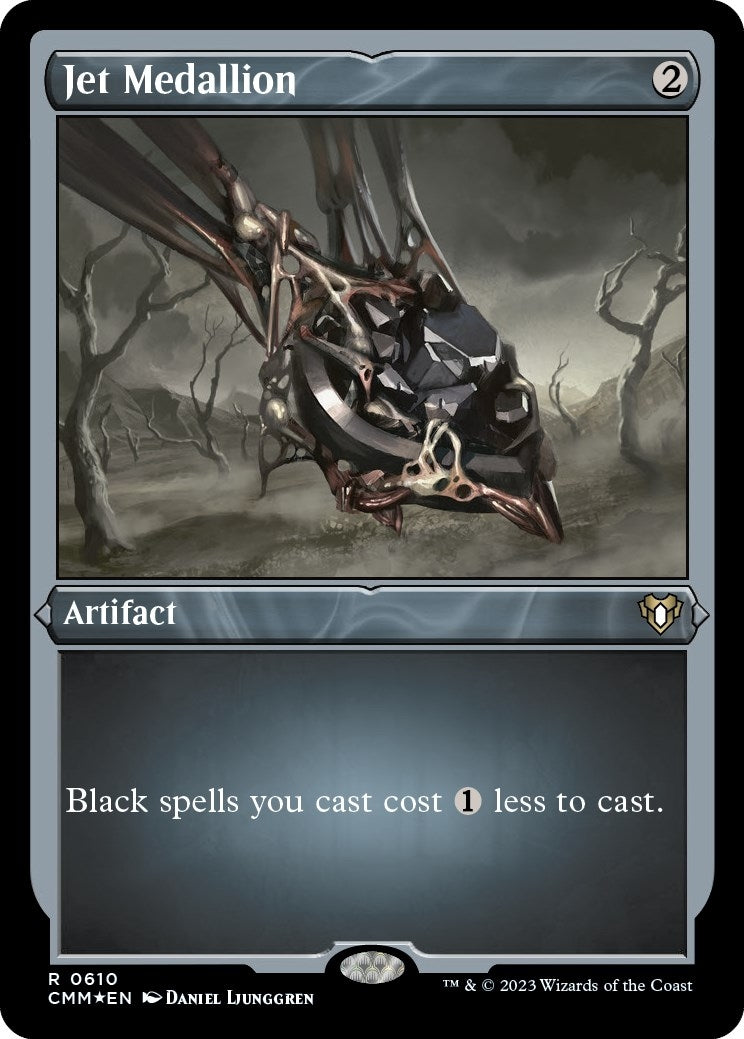 Jet Medallion (Foil Etched) (610) (Commander Masters)