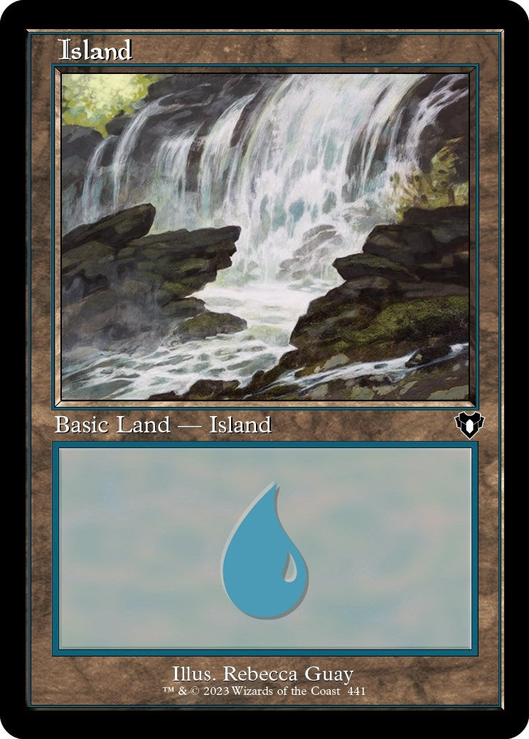 Island (441) (Retro Frame) (441) (Commander Masters)