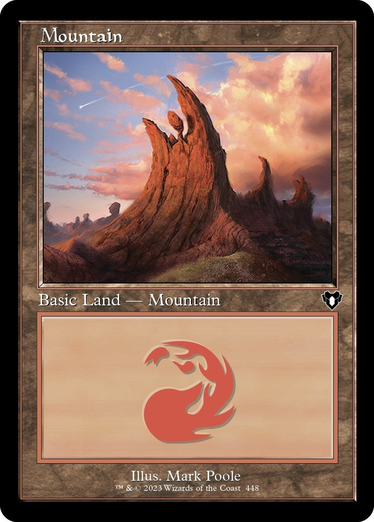 Mountain (448) (Retro Frame) (448) (Commander Masters)