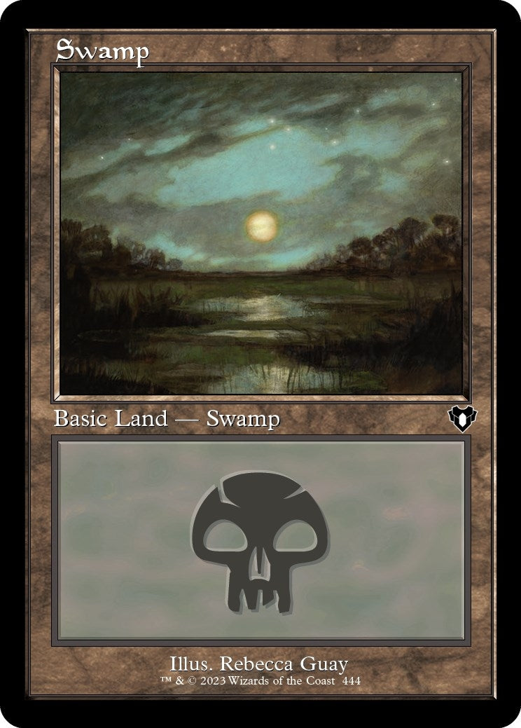 Swamp (444) (Retro Frame) (444) (Commander Masters)