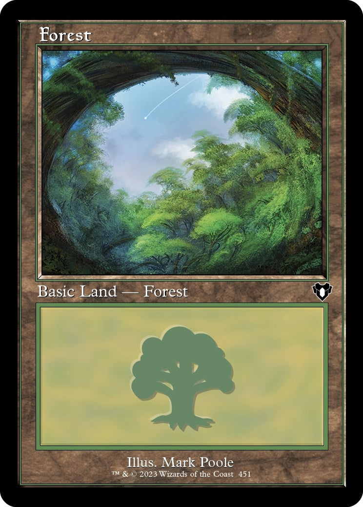 Forest (451) (Retro Frame) (451) (Commander Masters)