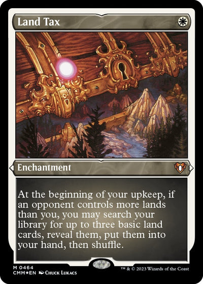 Land Tax (Foil Etched) (464) (Commander Masters)