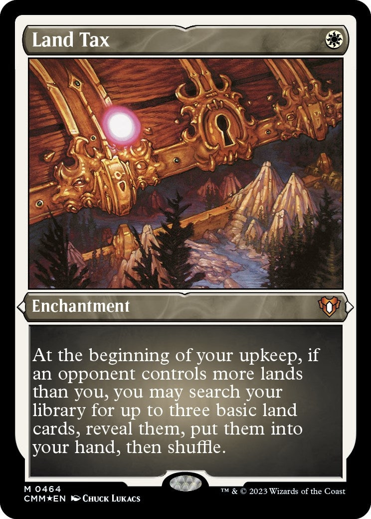 Image for Land Tax (Foil Etched) (464) (Commander Masters) - Magic: The Gathering