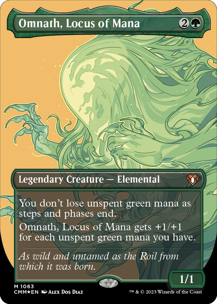 Omnath, Locus of Mana (Textured Foil) (1063) (Commander Masters)