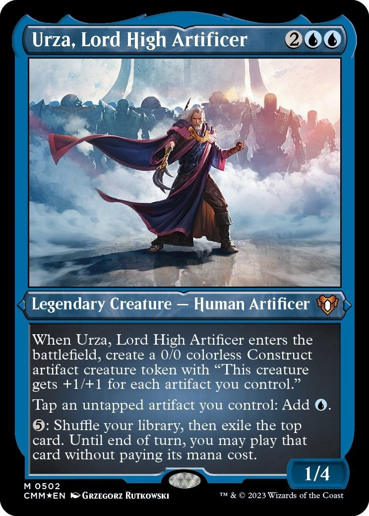 Urza, Lord High Artificer (Foil Etched) (502)