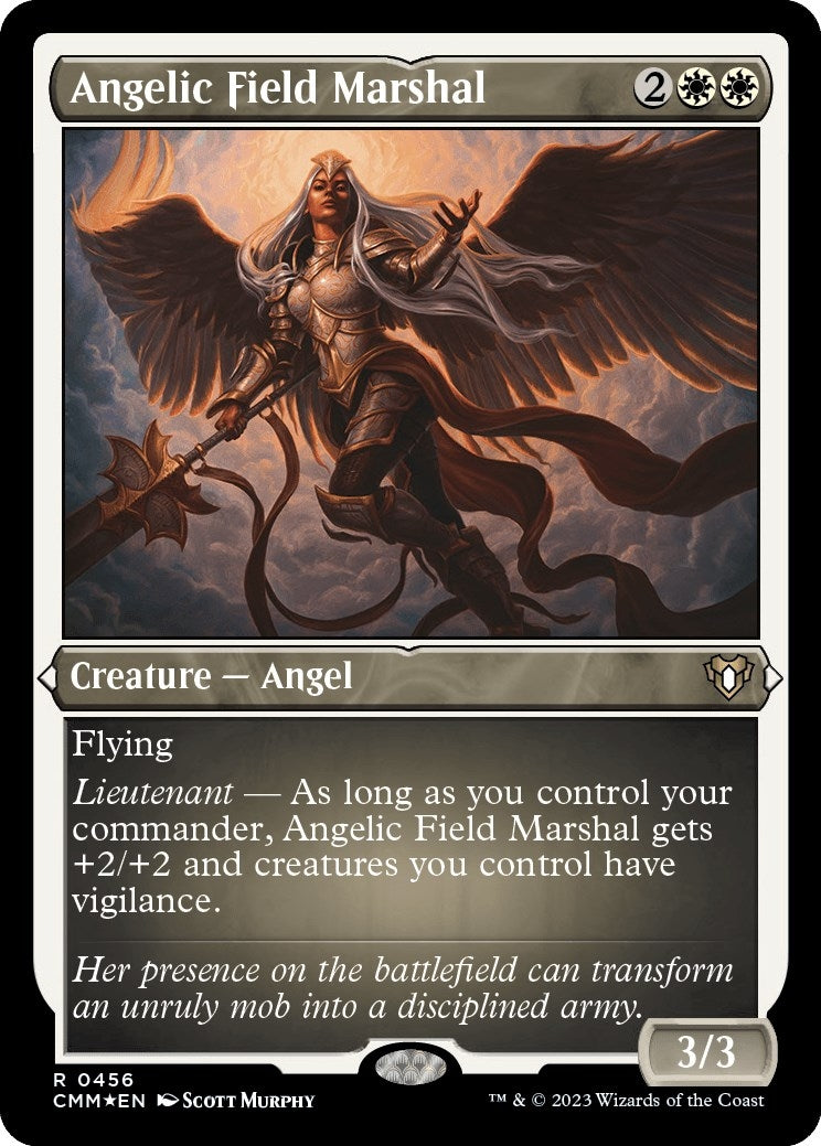 Angelic Field Marshal (Foil Etched) (456) (Commander Masters)