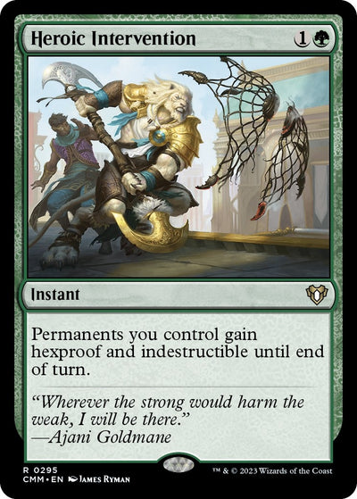 Heroic Intervention (295) (Commander Masters)