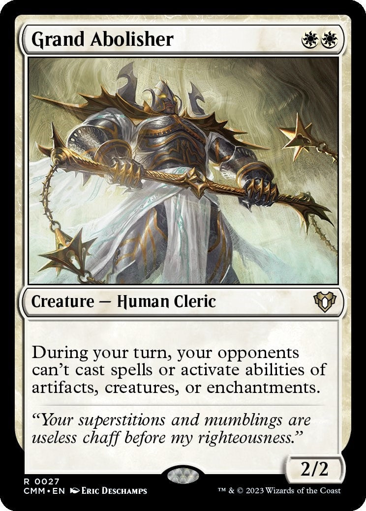 Grand Abolisher (27) (Commander Masters)